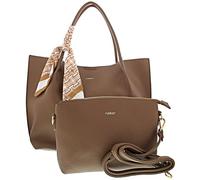 Shopper RIEKER, Damen, Gr. B/H/T: 30cm x 28cm x 8cm, braun, Lederimitat, Taschen Shopper, Set 2tlg.: Shopper und Innentasche mit abnehmbarem Schultergurt (72967549-0) braun