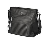 Rieker Umhängetasche Linoleum/Sleek, mit pratktischen Fächern, schwarz, color=schwarz|size=30 cm x 29 cm x 12 cm