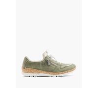 Rieker Halbschuh, Farbe Olive, Größe 36