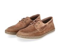 Rieker Halbschuhe - Gr. 41 - Braun - Rauleder