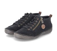Rieker Halbschuhe Schwarz - Gr. 40 - Textil und Synthetik