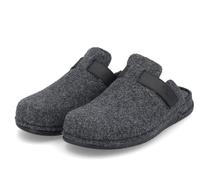 Rieker Hausschuhe 25950-45 (Velour-Futter) grau Herren, Größe Euro (US) 41 (10)