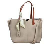 Rieker Henkeltasche, Schultertasche Damen mit abnehmbarem Logo-Anhänger (48125804-0) beige, braun