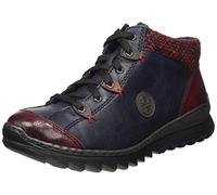 Rieker Herbst/Winter, Damen Hohe Sneaker, Blau (Wine/Navy/Graphit/Brandy/Forest/rot-schwarz 37), 36 EU (3.5 UK)