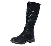 Rieker Damen 94732 Hohe Stiefel, Schwarz, 36 EU