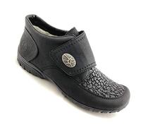 Rieker Damen Stiefeletten L4664 – Schwarz (schwarz/schwarz 00) – Größe 37 EU (4 UK)