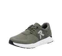 Rieker Herren Slip-On Sneaker Preston – Nubuklederimitat/Textil, Oliv, Gr. 47