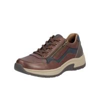 Rieker Sneaker 72346443-43 Herren Leder/Lederimitat gepolsterter Schaftrand Braun/Dunkelblau Gr. 43