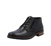 Rieker Schnürstiefelette 14609-00 Herren Glattleder Schwarz Elegante Optik Größe 44