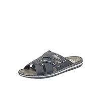 Rieker Herren 21099 Pantoletten, Schwarz Schwarz Anthrazit 01, 40 EU