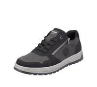 Rieker Herren 37029 Sneaker, Schwarz, 41 EU X-Weit