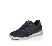 Rieker Herren Bequemschuhe 16415, Männer Schnürschuhe,Schnuerer,straßenschuhe,Strassenschuhe,Schnuerung,lace-up,Low-tie,blau (14),41 EU / 7.5 UK