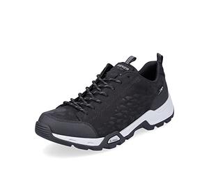 Rieker Herren Bequemschuhe 16601, Männer Schnürhalbschuhe,lose Einlage,wasserdicht,riekerTEX,schnürschuhe,schnürer,Men's,schwarz (00),41 EU / 7.5 UK