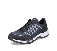 Rieker Herren Bequemschuhe 16602, Männer Schnürhalbschuhe,lose Einlage,wasserdicht,riekerTEX,Komfortschuhe,Man,blau Kombi (14),40 EU / 6.5 UK
