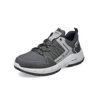 Rieker Herren Bequemschuhe 19120, Männer Schnürschuhe,lose Einlage,Schnuerer,straßenschuhe,Strassenschuhe,Schnuerung,grau Kombi (45),44 EU / 9.5 UK
