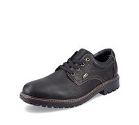 Rieker Herren Bequemschuhe B4610, Männer Schnürhalbschuhe,wasserdicht,riekerTEX,Strassenschuhe,Schnuerung,lace-up,Shoes,schwarz (00),46 EU / 11 UK