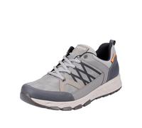 Rieker Herren Bequemschuhe B6711, Männer Schnürhalbschuhe,lose Einlage,wasserdicht,riekerTEX,lace-up,Komfortschuhe,Man,grau (40),44 EU / 9.5 UK