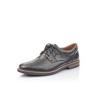 Rieker Herren Businessschuhe | Männer Schnürschuhe | Schnuerschuhe | straßenschuhe | Schnuerung | lace-up | Shoes,schwarz (00),43 EU / 9 UK