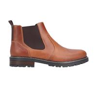 Rieker Herren Chelsea Boots Braun, Herren, Größe: 44, Material: Glattleder/Textil