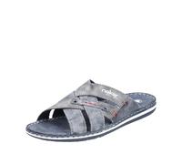 Rieker Herren Pantolette 21062 Frühjahr/Sommer Blau Ozean Asphalt 15 Größe 43