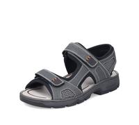 Rieker Herren geschlossene Sandalen 26156, Männer Sandalen,Sommerschuhe,Freizeitschuhe,offene Schuhe,Strandschuhe,grau (47),40 EU / 6.5 UK