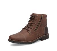 Winterstiefelette RIEKER Gr. 41, braun (dunkelbraun) Herren Schuhe Winterstiefel mit zwei praktischen Reißverschlüssen (90567334-41)