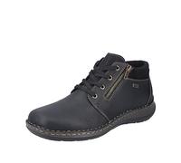 Winterboots RIEKER, Herren, Gr. 45, schwarz, Leder, Lederimitat, Schuhe Winterboots, mit wasserabweisender TEX-Membran, Topseller (53141505-45) schwarz