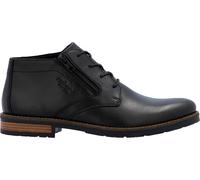 Rieker Herren Kurzstiefel Schwarz, Herren, Größe: 40, Material: Glattleder/Leder