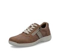 Rieker Herren Low-Top Sneaker 03500, Männer Halbschuhe, lose Einlage,Strassenschuhe,Freizeitschuhe,Turnschuhe,Laufschuhe,braun (24),42 EU / 8 UK