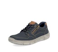 Rieker Herren Low-Top Sneaker 04003, Männer Halbschuhe,Sportschuhe,Freizeitschuhe,Turnschuhe,Laufschuhe,schnürschuhe,blau (14),44 EU / 9.5 UK