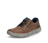 Rieker Herren Low-Top Sneaker 04003, Männer Halbschuhe,Turnschuhe,Laufschuhe,schnürschuhe,schnürer,straßenschuhe,braun (24),46 EU / 11 UK