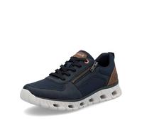 Rieker Herren Low-Top Sneaker 04301, lose Einlage, blau, 43 EU / 9 UK
