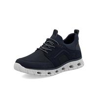 Rieker Herren Sneaker RIEKER SPORT – Slip-On, Lederimitat, lose Einlage – Gr. 41 dunkelblau