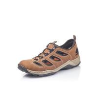 Rieker Herren Low-Top Sneaker 08065, Männer Halbschuhe,Freizeitschuhe,Turnschuhe,Laufschuhe,straßenschuhe,Strassenschuhe,braun (25),43 EU / 9 UK
