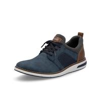 Rieker Herren Low-Top Sneaker 11351, Männer Halbschuhe,Freizeitschuhe,Turnschuhe,Laufschuhe,straßenschuhe,Strassenschuhe,blau (14),43 EU / 9 UK