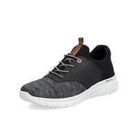 Rieker Herren Low-Top Sneaker 13150, Männer Halbschuhe,Plateausohle,straßenschuhe,Strassenschuhe,Sportschuhe,Turnschuhe,schwarz (00),44 EU / 9.5 UK