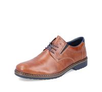 Schnürschuh RIEKER Gr. 42, braun (cognac) Herren Schuhe Business mit Stretcheinsatz, Freizeitschuh, Halbschuh, Schnürschuh (73599135-42)