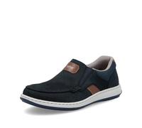 Rieker Herren Low-Top Sneaker 17368, Männer Halbschuhe, lose Einlage,straßenschuhe,Strassenschuhe,Sportschuhe,Turnschuhe,blau (14),43 EU / 9 UK