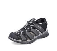 Rieker Sandalen Herren Schwarz Größe 43
