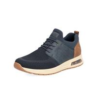 Rieker Herren Low-Top Sneaker B1050, Männer Halbschuhe, lose Einlage,schnürschuhe,schnürer,straßenschuhe,Strassenschuhe,blau (14),40 EU / 6.5 UK