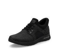 Rieker Herren Low-Top Sneaker B1053, Männer Halbschuhe, lose Einlage,Strassenschuhe,Freizeitschuhe,Turnschuhe,Laufschuhe,schwarz (00),45 EU / 10.5 UK