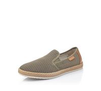 Rieker Herren Low-Top Sneaker B5276, Männer Halbschuhe,Laufschuhe,straßenschuhe,Strassenschuhe,Sportschuhe,Freizeitschuhe,grün (54),44 EU / 9.5 UK