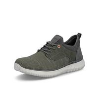 Rieker Herren Low-Top Sneaker B9651, Männer Halbschuhe,Turnschuhe,Laufschuhe,straßenschuhe,Strassenschuhe,Sportschuhe,grün (52),46 EU / 11 UK
