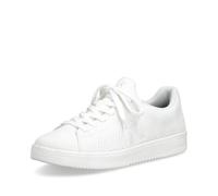 Slip-On Sneaker RIEKER SPORT "Swing2GO", Herren, Gr. 43, weiß, Textil, Schuhe, Schlupfschuh, Freizeitsneaker mit aufgesetzter Schnürung (87712610-43) weiß