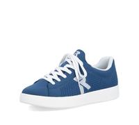 Rieker Herren Low-Top Sneaker U1904, Männer Halbschuhe, lose Einlage,Sportschuhe,Freizeitschuhe,Turnschuhe,Laufschuhe,blau (14),45 EU / 10.5 UK