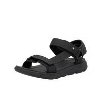 Sandale RIEKER SPORT "Orlando", Herren, Gr. 46, schwarz, Textil, unifarben, sportlich, Schuhe, Sommerschuh, Outdoorsandale, Maschinenwäsche, mit Klettverschlüssen (20959067-46) schwarz