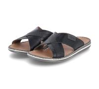 Rieker Herren 21082 Pantolette, Schwarz, 42 EU