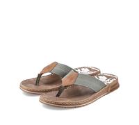 Rieker Herren-Pantolette-Zehentrenner Grün 43