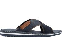 Rieker Herren Pantoletten Blau, Herren, Größe: 41, Material: Kunstleder/Synthetik