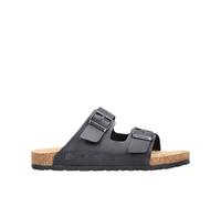 Rieker Herren 22190 Pantolette, Black 01, 42 EU